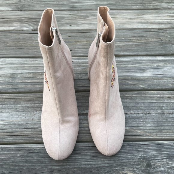 Zara Trafaluc Women Boot Shoes Flower Embroidery H - Picture 8 of 12